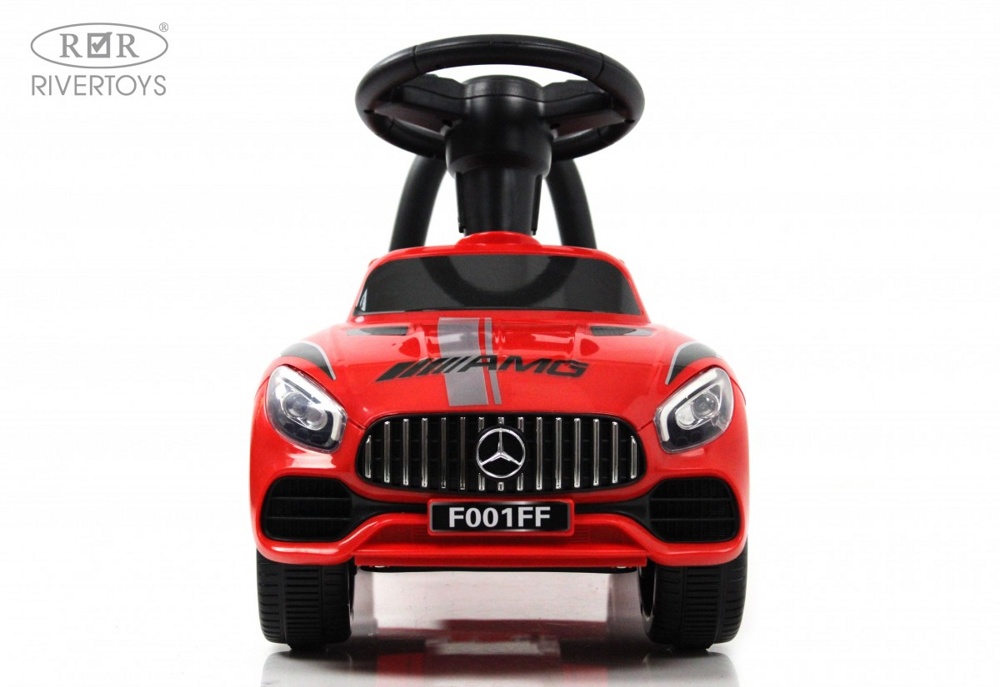 Детский толокар RiverToys F001FF (красный) Mercedes - фото2