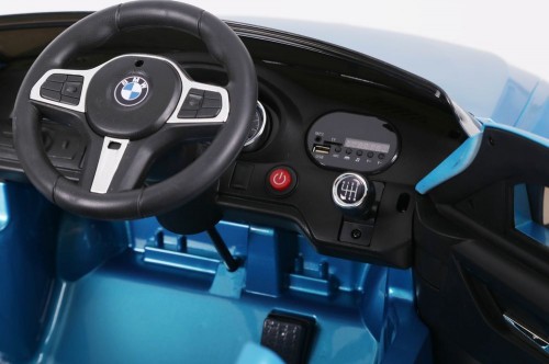 Детский электромобиль RiverToys BMW6 GT JJ2164 (синий) глянец (автокраска) Лицензия - фото2