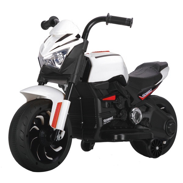 Детский электромобиль, мотоцикл Igro TD BLF-819W (белый)