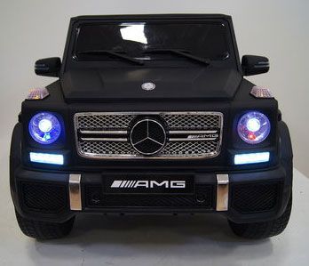 Детский электромобиль RiverToys Mercedes-Benz G63 AMG 4WD X555XX (черный матовый) лицензия