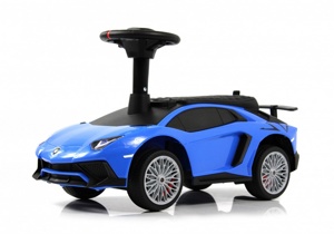 Детский толокар RiverToys M555MM-D (синий) Lamborghini Aventador SV - фото