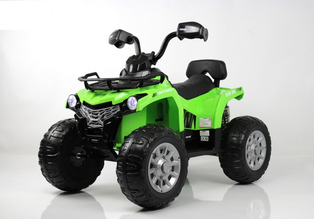 Детский электроквадроцикл RiverToys JS009 (зеленый)