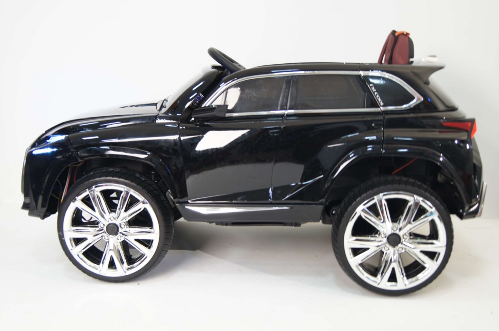 Детский электромобиль RiverToys Lexus E111KX (черный) глянец (автокраска) - фото2