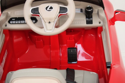 Детский электромобиль RiverToys Lexus LC500 JE1618 (красный) лицензия - фото4