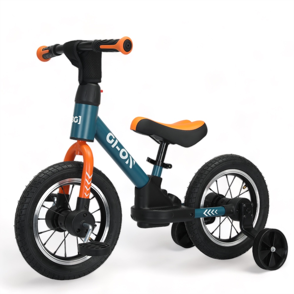 Беговел-велосипед Bubago GI-ON BG111-1 (графит/оранжевый)