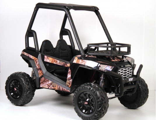 Детский электромобиль RiverToys JS360 (черный)