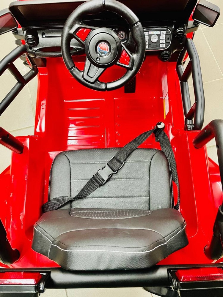 Детский электромобиль RiverToys T222TT 4WD (красный) Jeep Полноприводный - фото3