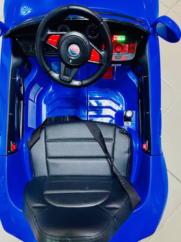 Детский электромобиль RiverToys BMW T004TT (синий) - фото3