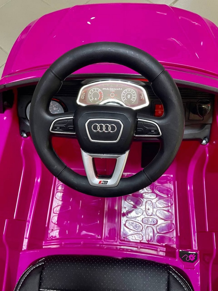 Детский электромобиль RiverToys Audi RS Q8 HL518 (розовый) Лицензия - фото4
