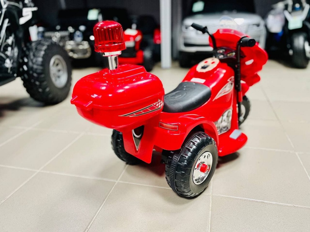 Детский электромобиль мотоцикл RiverToys Moto 998 (красный) - фото5