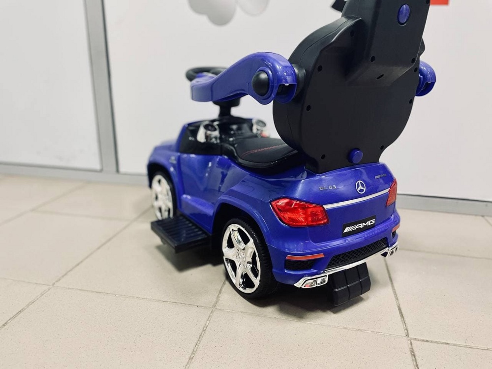 Детская машинка Каталка, толокар RiverToys Mercedes-Benz GL63 A888AA-M (синий) Лицензия - фото6