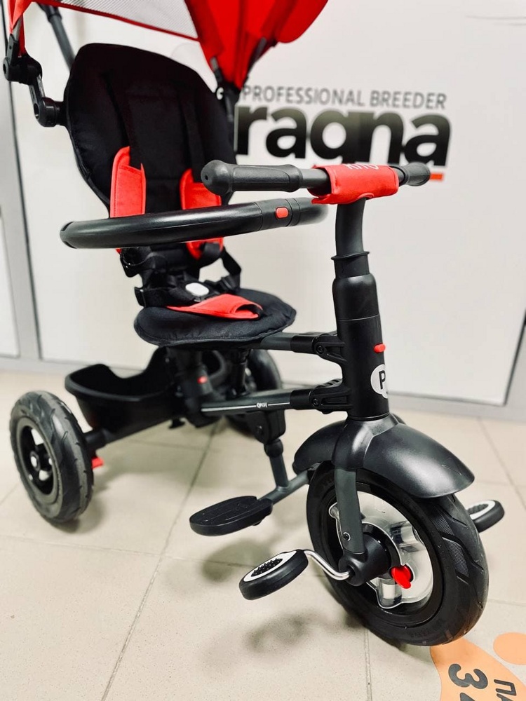 Складной трехколесный велосипед QPlay Rito QA6R (красный) - фото5