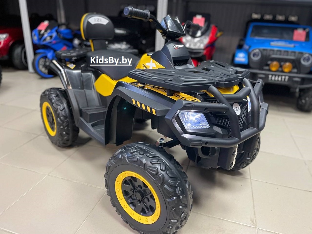 Детский электроквадроцикл RiverToys T001TT 4WD (желтый)