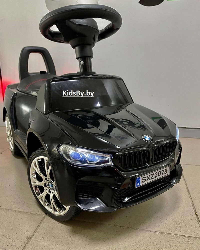 Детская машинка-каталка RiverToys BMW M5 A999MP-D (черный) Лицензия