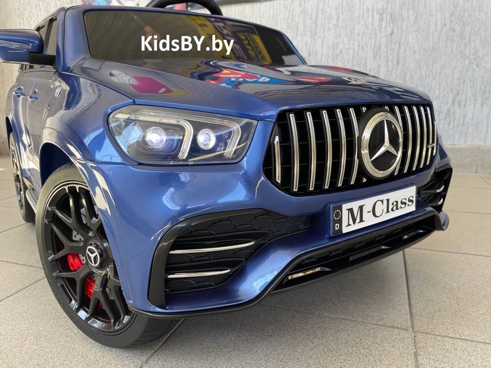 Детский электромобиль RiverToys Mercedes-Benz GLE 53 P333BP (синий глянец) Лицензия - фото3