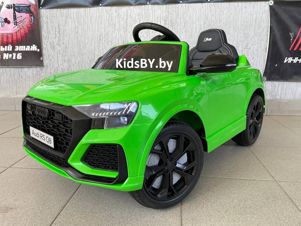 Детский электромобиль RiverToys Audi RS Q8 HL518 (зеленый) Лицензия