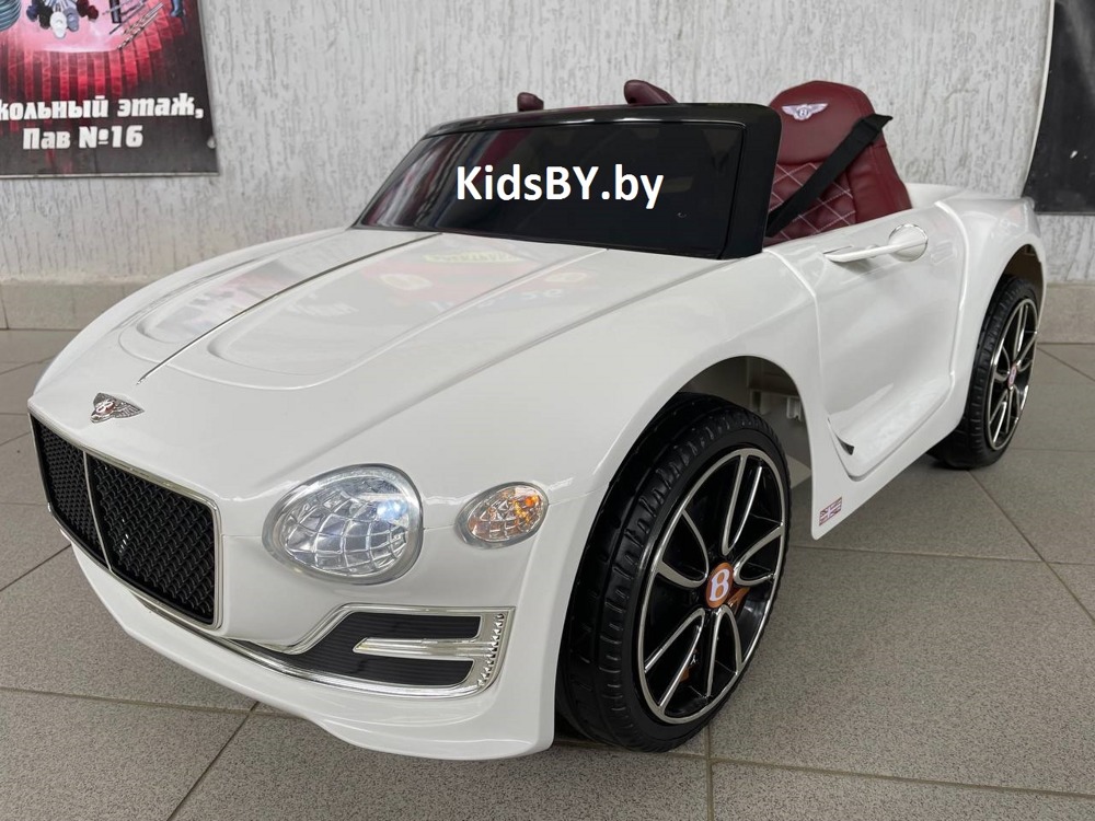 Детский электромобиль RiverToys Bentley-EXP12 JE1166 (белый) Лицензия