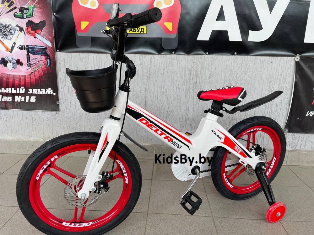 Детский велосипед Delta Prestige Maxx D 20 2022 (белый, литые диски) магниевая рама, вилка и колеса - фото2