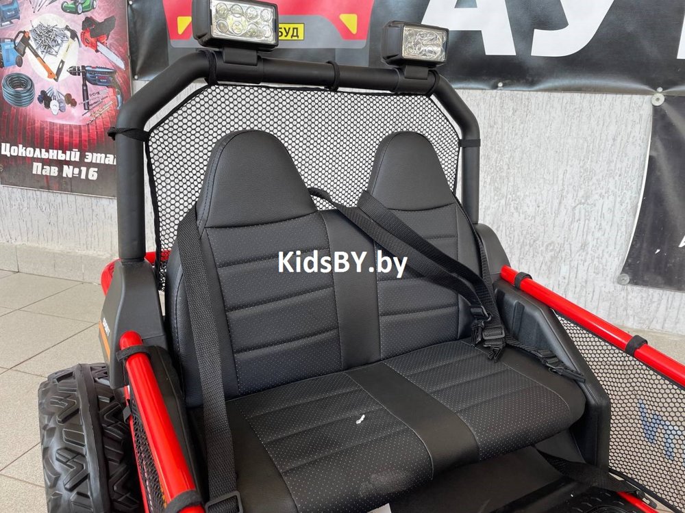 Детский электромобиль Baby Driver Buggy арт. T111 (красный) Двухместный - фото3