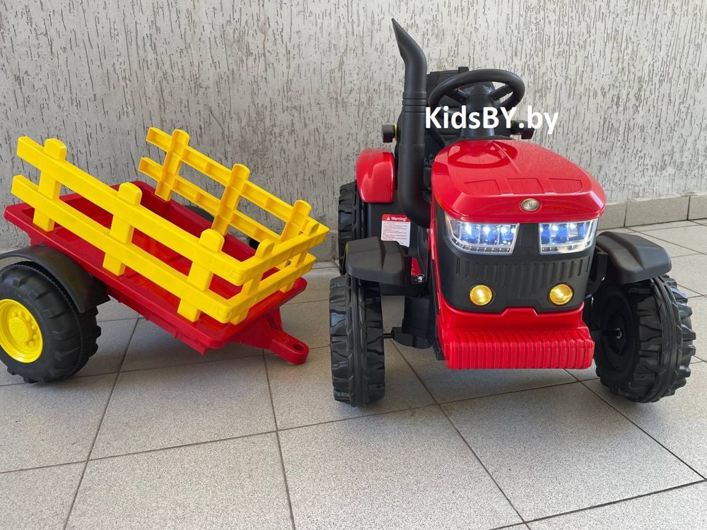 Детский электромобиль RiverToys O555OO (красный) - фото2