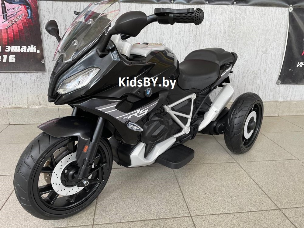 Детский электротрицикл RiverToys Z333ZZ (черный)