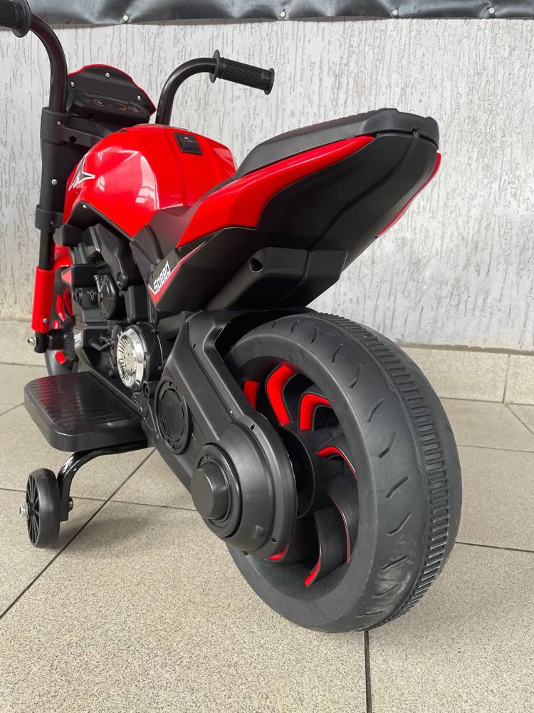 Детский электромобиль, мотоцикл Igro TD BLF-819R (красный) - фото5