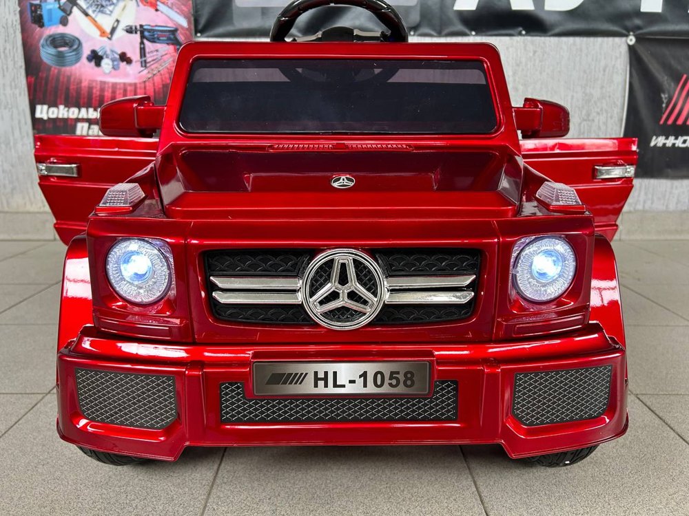 Детский электромобиль Baby Driver Mercedes-Benz арт. D111 (красный глянец) автокраска - фото2