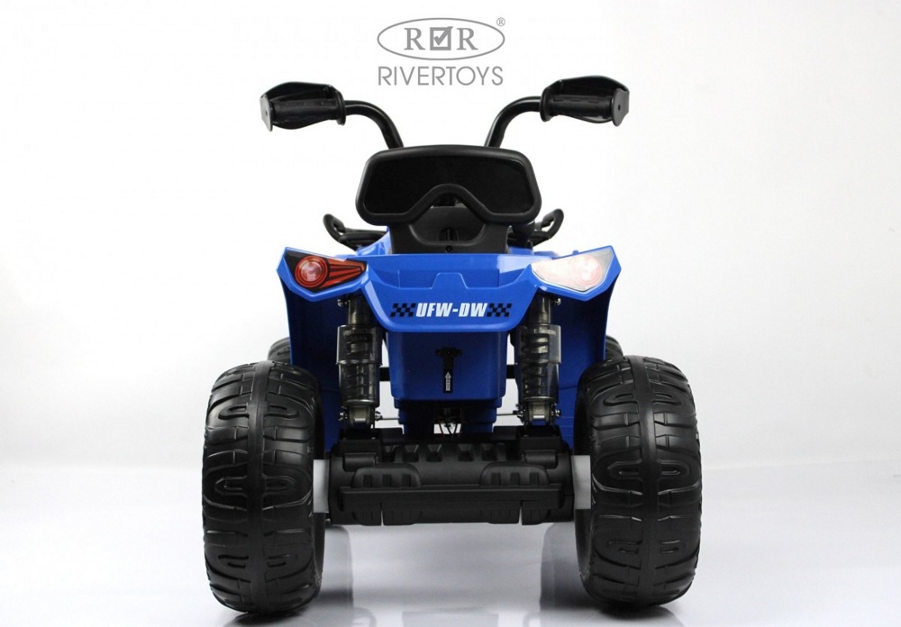 Детский электроквадроцикл RiverToys JS009 (синий) - фото6