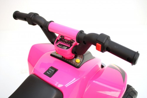 Детский электромобиль квадроцикл RiverToys H001HH (розовый) - фото3