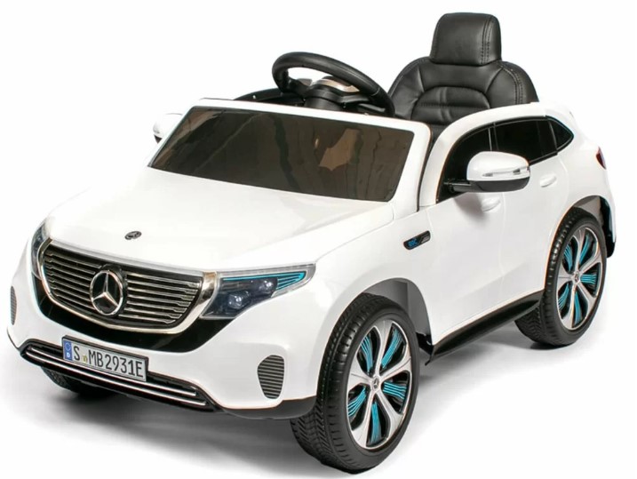 Детский электромобиль RiverToys Mercedes-Benz EQC 400 HL378 (белый) Лицензия