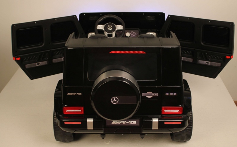 Детский электромобиль RiverToys Mercedes-AMG G63 4WD S307 (черный глянец) Лицензия полноприводной - фото6