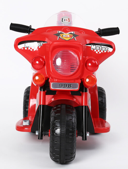 Детский электромобиль мотоцикл RiverToys Moto 998 (черный) - фото2