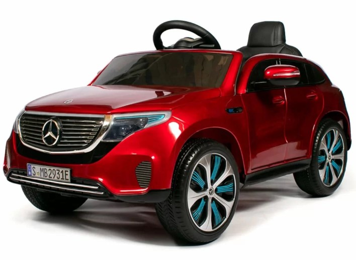 Детский электромобиль RiverToys Mercedes-Benz EQC 400 HL378 (красный) Лицензия