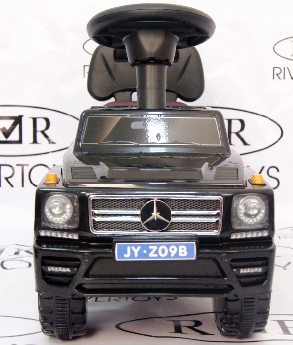 Детская машинка-каталка толокар RiverToys Mercedes-Benz JYZ-09B (синий) - фото6