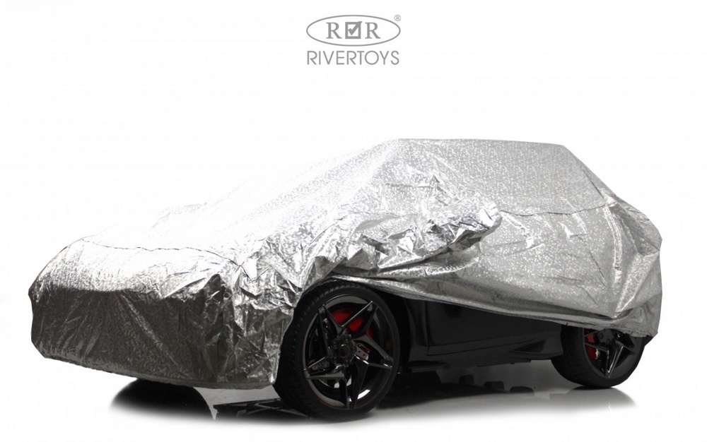 Детский электромобиль RiverToys F111FF (черный глянец) Ferrari Двухместный - фото6