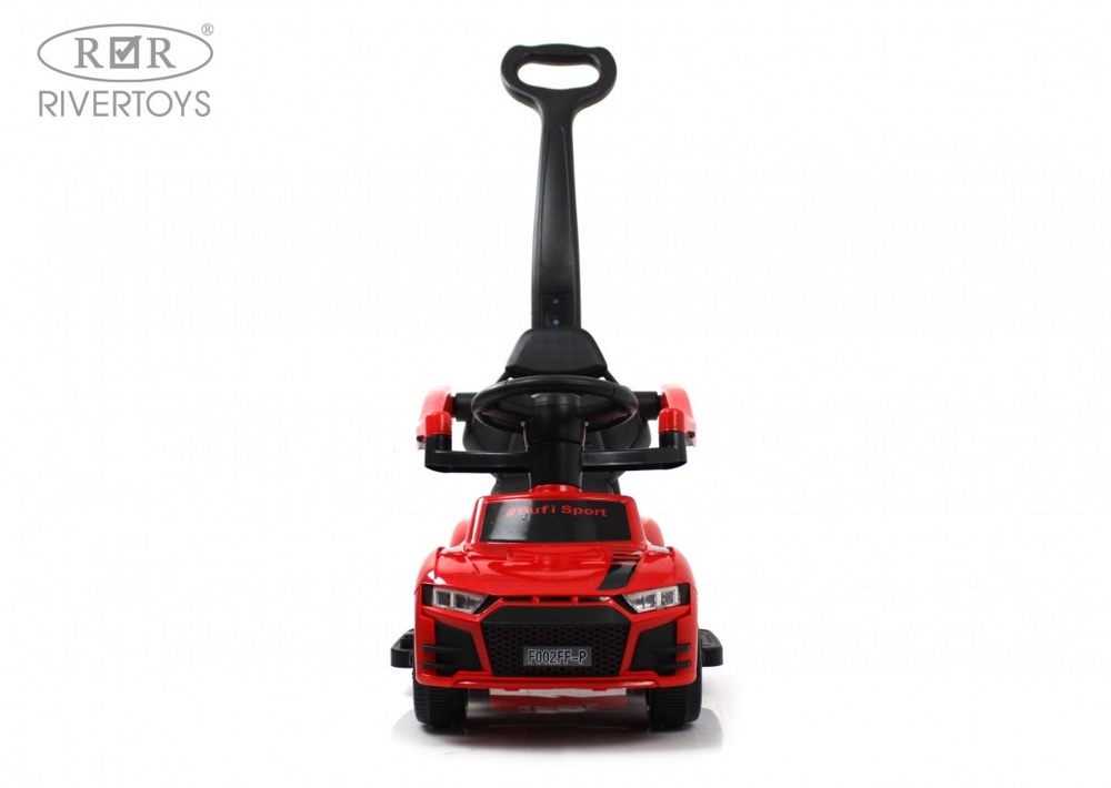 Детский толокар River Toys F002FF-P (красный) Audi - фото2
