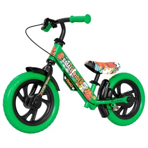 Детский беговел Small Rider Cartoons Deluxe EVA (зеленый) 2 тормоза - фото