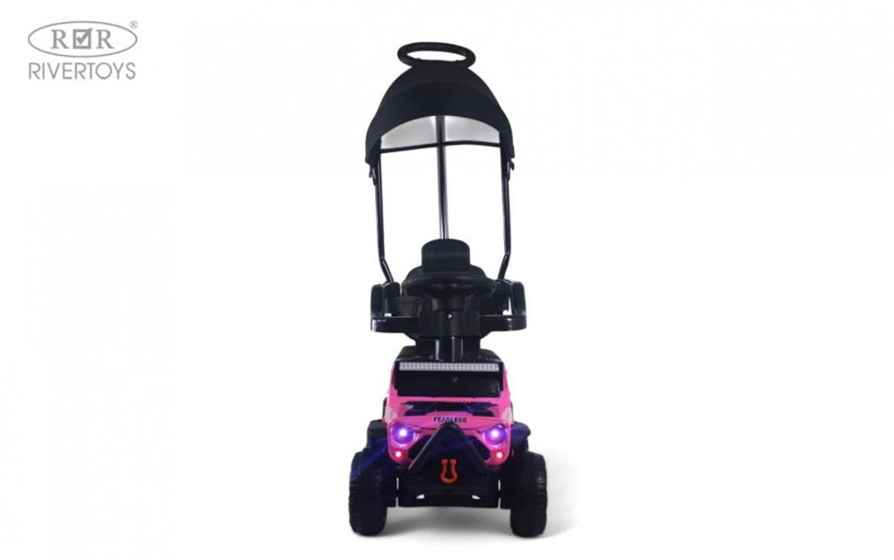 Детский электромобиль RiverToys G009GG (розовый) - фото2
