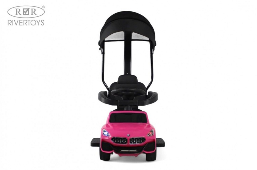 Детский толокар RiverToys Z005ZZ-B (розовый) - фото2