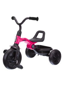 Детский трехколесный велосипед QPlay LH509P (розовый) складной - фото