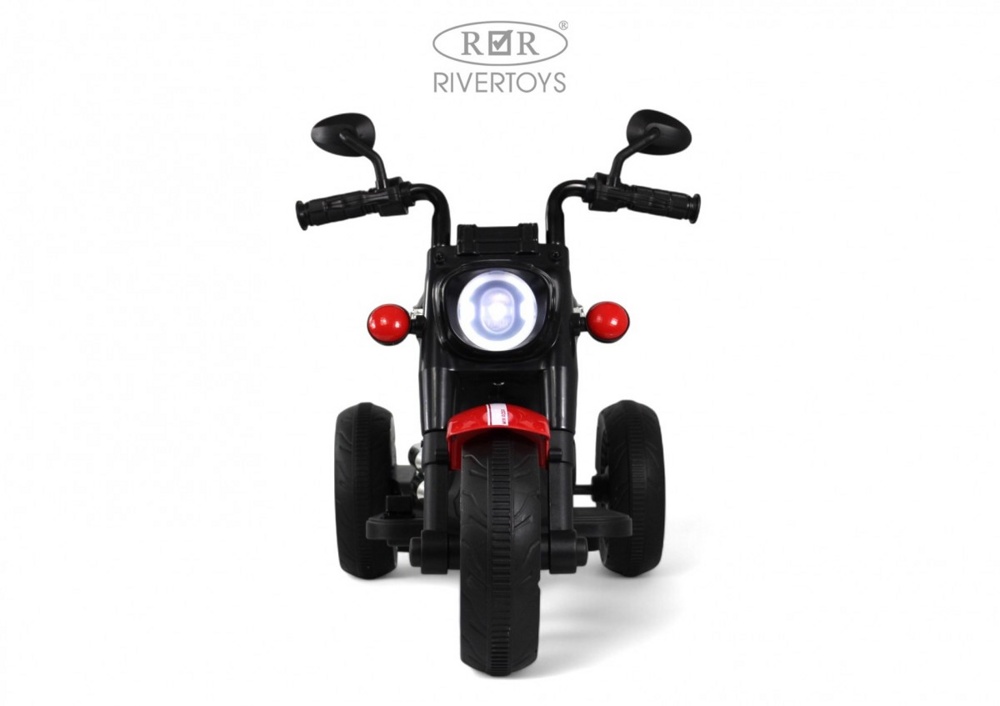 Детский электромотоцикл RiverToys G500GG (красный) - фото2
