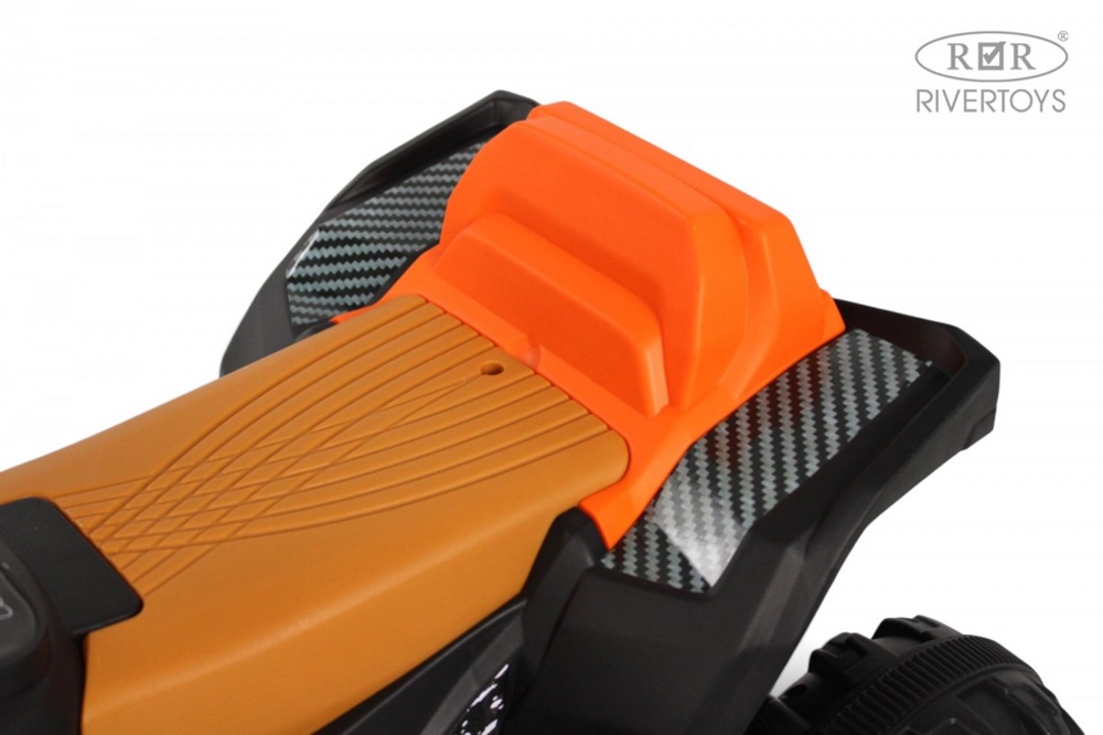 Детский электроквадроцикл RiverToys G400GG (оранжевый) - фото3