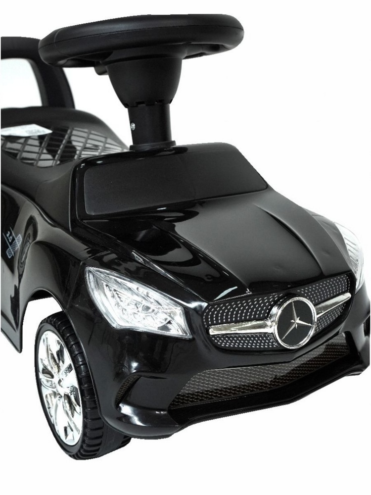 Детская машинка-каталка, толокар RiverToys Mercedes-Benz JY-Z01C (черный) - фото2