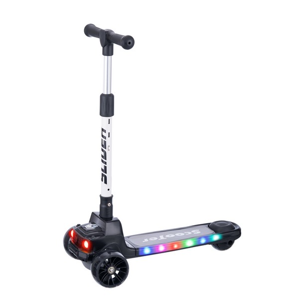 Самокат трехколесный Slider IT85BK (черный) колеса светящиеся, звук, руль складной - фото1 Самокат трехколесный Slider IT85BK (черный) колеса светящиеся, звук, руль складной - фото1