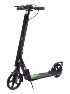 Самокат Slider Urban Breaker SU14B Складной, двухколесный, колеса PU, подшипники ABCE-7, амортизаторы, нагрузка 100 кг. - фото
