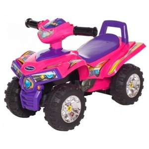 Детская машинка- Каталка Baby Care Super ATV цвет pink-violet розовый-фиолетовый - фото