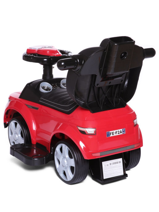 Детская машинка- Каталка Baby Care Sport car 614W New 2021 (красный) кожаное сиденье, резиновые колеса - фото5