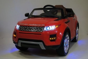 Детский электромобиль RiverToys Range Rover A111AA VIP (красный) - фото