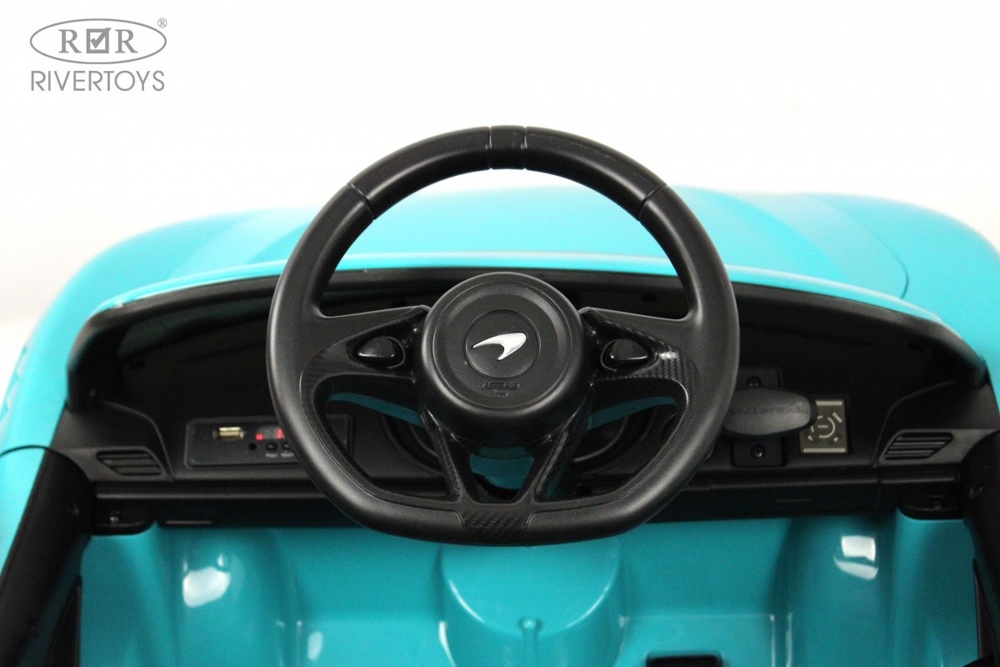 Детский электромобиль RiverToys McLaren Artura P888BP (голубой) - фото3