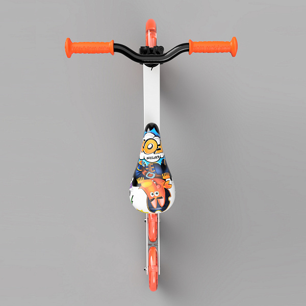 Детский беговел Small Rider Turbo Bike (оранжевый) светящиеся колеса трансформер - фото3